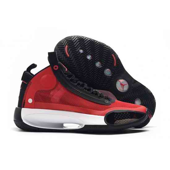 Air Jordan XXXIV Men Basketball Sneakers Red Black